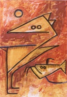 Vogel - Fisch - Mond