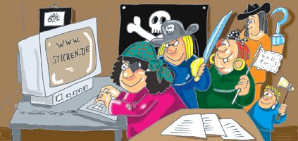 Immer mehr Frauen holen sich Heimarbeit-Tipps aus dem Internet, das Copyright ist dabei Nebensache: Strtebecker lebt! Wersekurier, Februar 2002